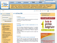 Tablet Screenshot of guide-employeur.fr